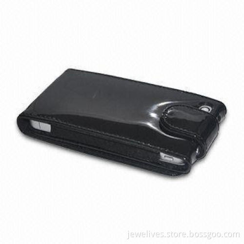 Case for Apple's iPhone, Made of Leather Material, Available in Various Colors